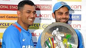 MS Dhoni and Virat Kohli