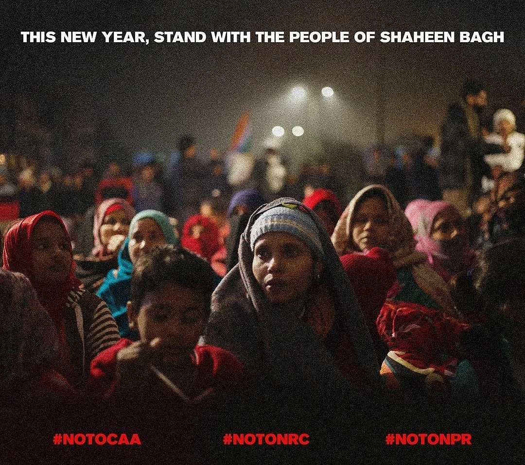 CAA protests at Shaheen Bagh on New Year's Eve