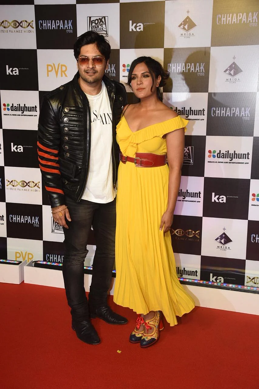 Richa Chaddha with Ali Fazal