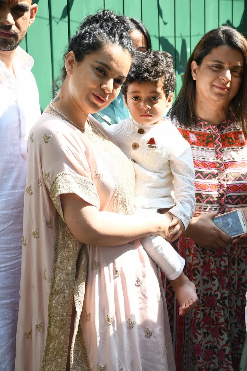 Kangana Ranaut inaugurates her production house Manikarnika Films with family
