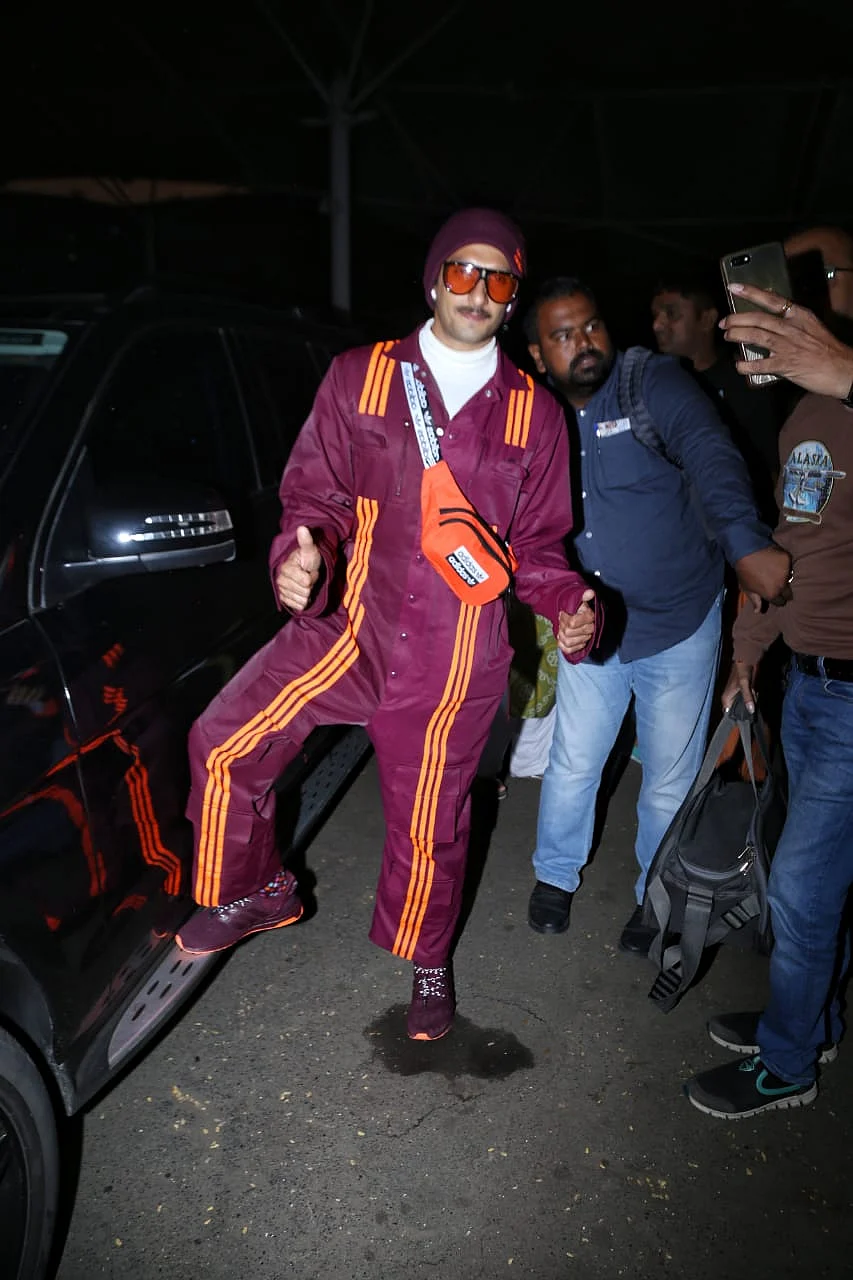 Ranveer Singh's airport look featuring Beyonce's adidas x IVY PARK collection costs just Rs 32K