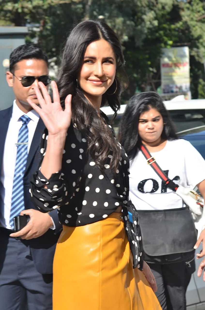 Katrina Kaif exudes retro vibes in a polka-dotted ensemble