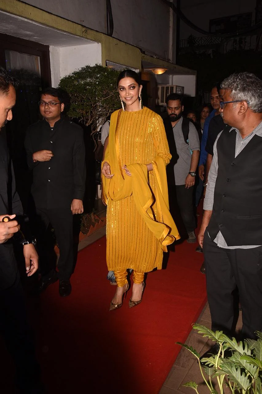 Deepika Padukone's bright yellow Sabyasachi outfit will drive away your Monday blues