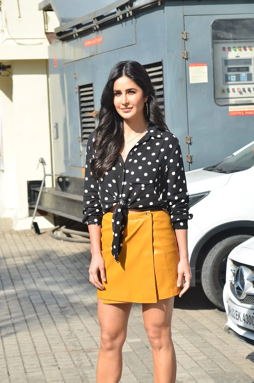 Katrina Kaif exudes retro vibes in a polka-dotted ensemble