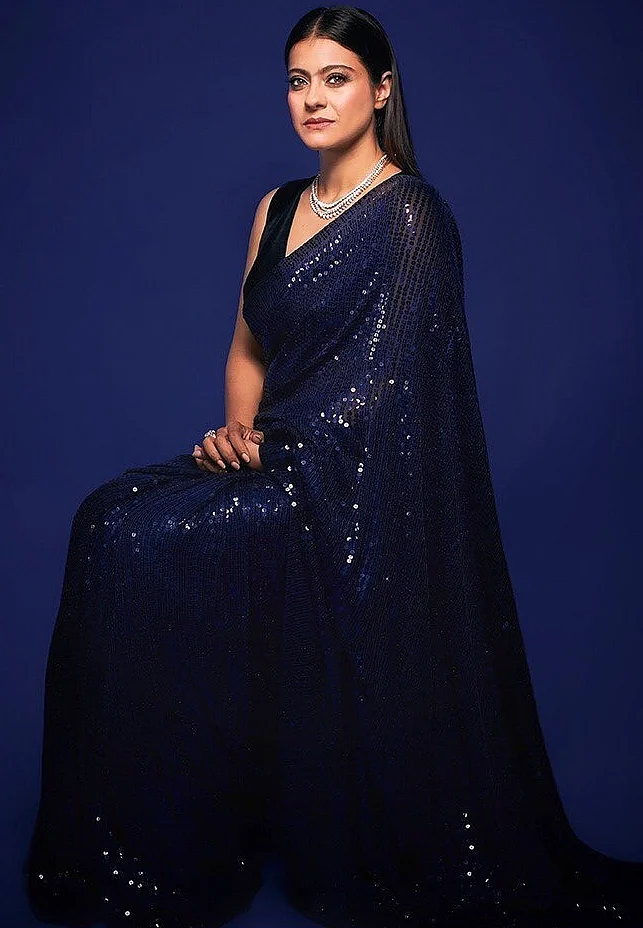 Deepika in Sabyasachi or Kajol in Manish Malhotra - who wore the blue sequined saree better?