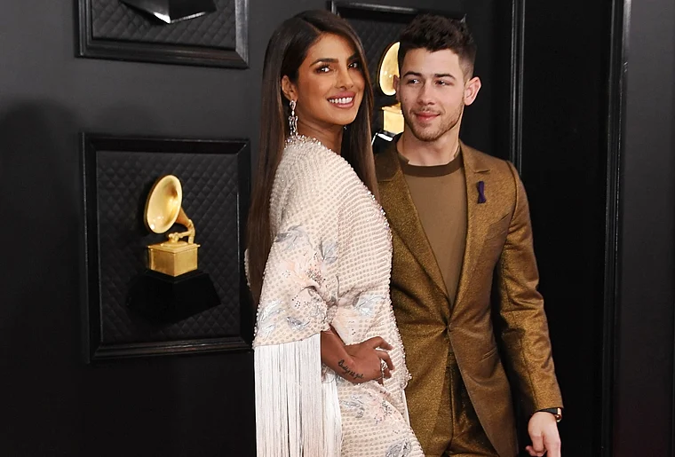 Grammys 2020: Priyanka Chopra stuns in a sexy Ralph and Russo gown with a plunging neckline