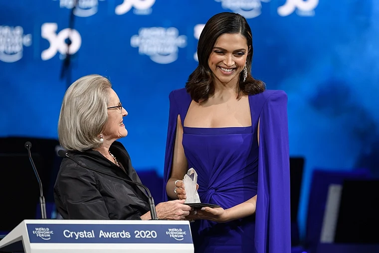Deepika speaks on her 'love-hate relationship with mental health' after being honoured with WEF’s Crystal Award