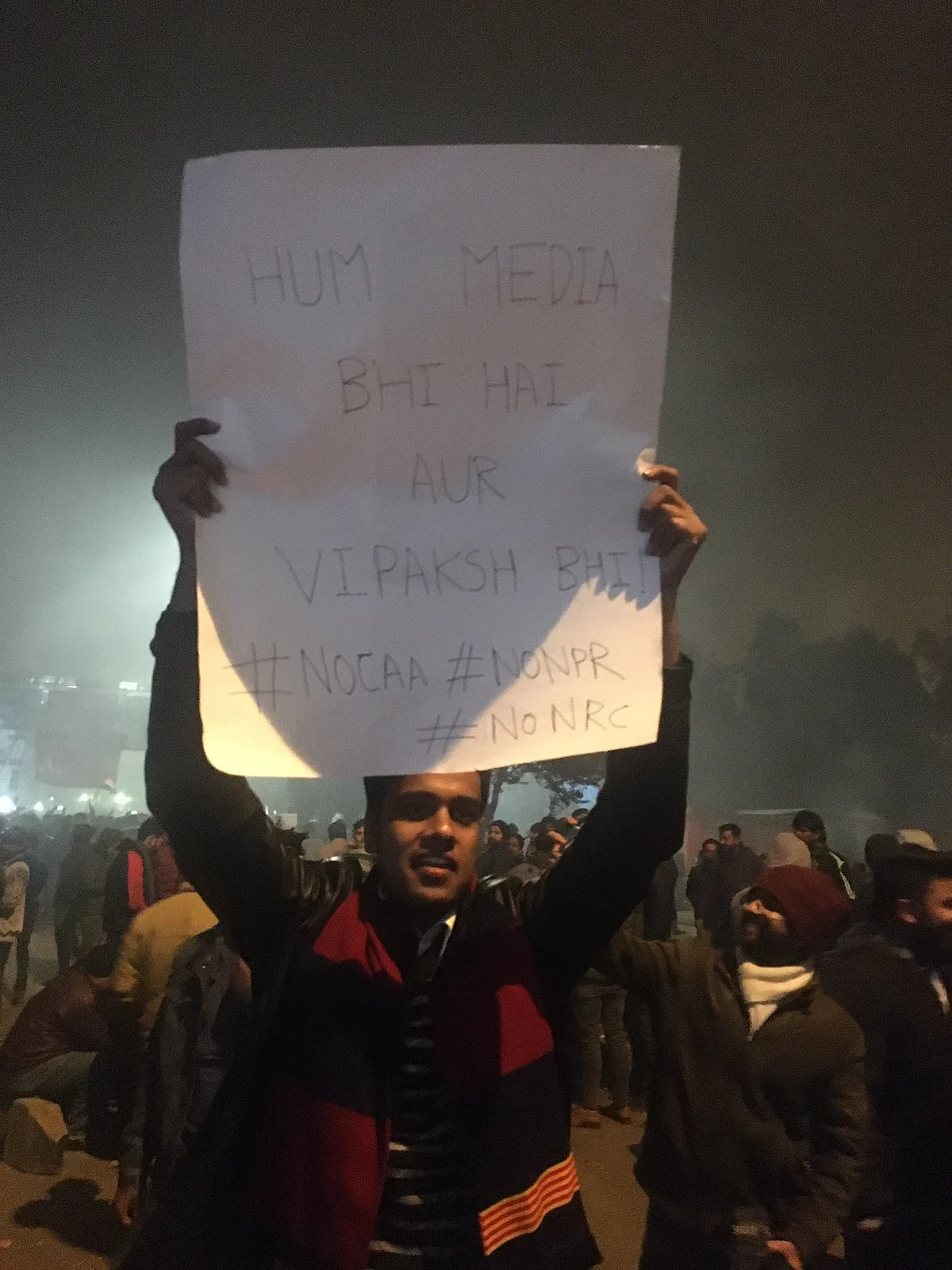 CAA protests at Shaheen Bagh on New Year's Eve