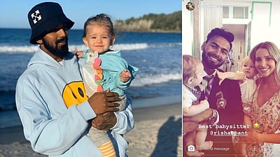 The Only Role He Had Netizens Troll Rishabh Pant After Kl Rahul Is Spotted Babysitting netizens troll rishabh pant after kl