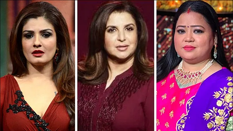 raveena tandan bharti and farah khan