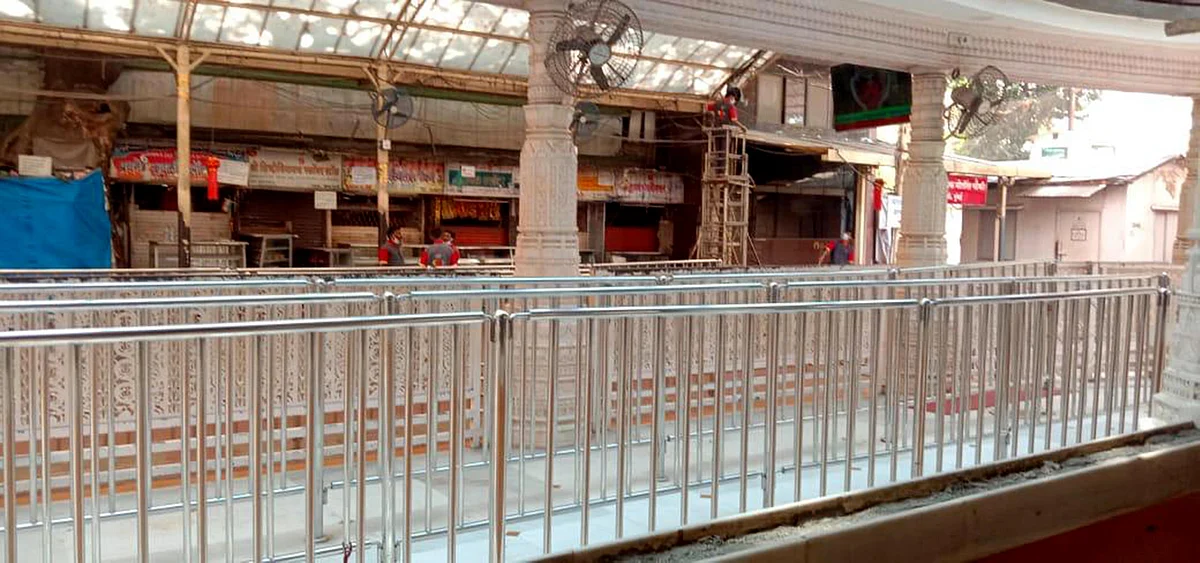 Siddhivinayak Temple closed at Prabhadevi amid coronavirus pandemic.