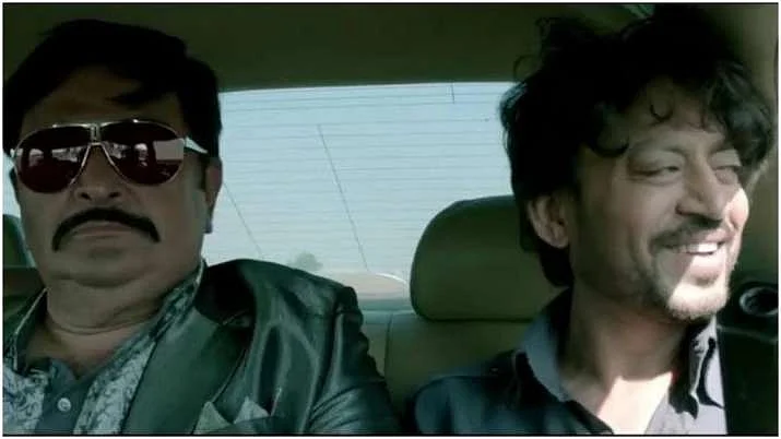 Rishi Kapoor and Irrfan Khan in a still from the movie D-Day