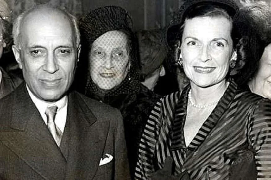 Jawaharlal Nehru with Edwina Mountbatten