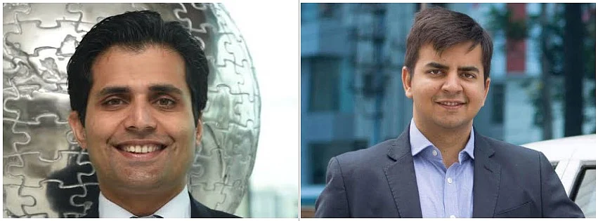 Sameer Gehlaut (left) and Bhavish Aggarwal (right)