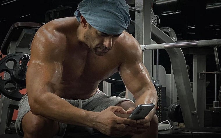 Fitness goals Salman Khan shares shirtless postwork picture