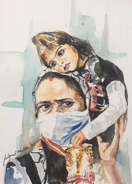 They say safety is at home and not outside. Do they know my entire living is outside? Where I carry the weight of cement and bricks to build those safe homes.
My desire is to go to my home and I will do what it takes.
If I have to carry my daughter all the way, I’ll do that too..whatever it takes.