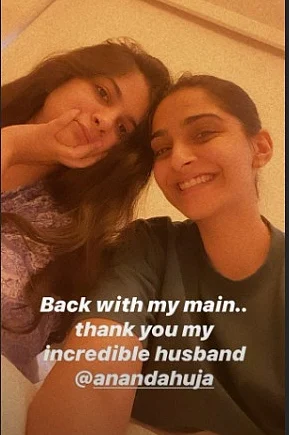 Sonam Kapoor reunites with sister Rhea as she flies back home to Mumbai