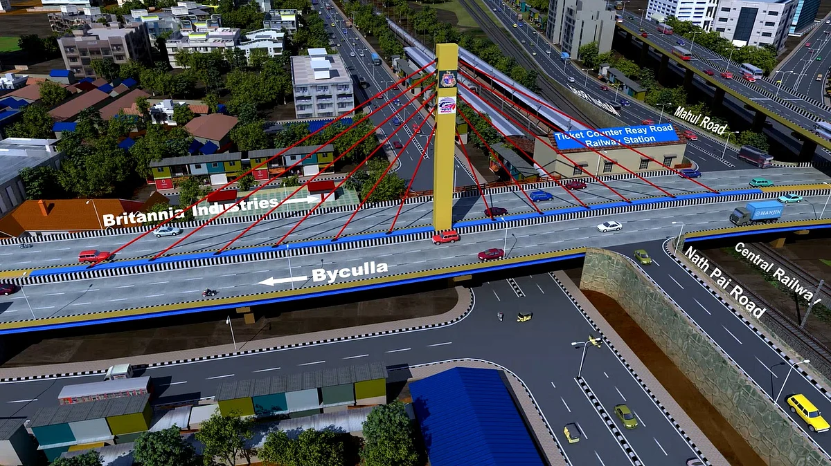 Front view of the proposed structure.
