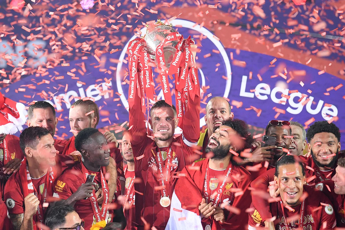 Painting it red: Liverpool lift Premier League title after 30-year wait