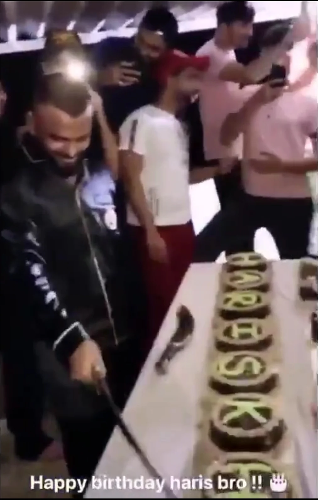 How to celebrate birthday in times of COVID-19 outbreak: A sword, 25 cakes and cops