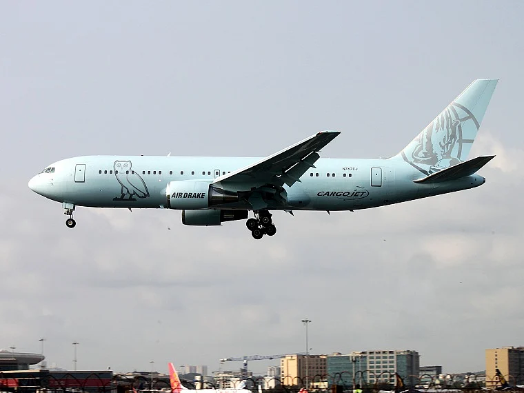 Rapper Drake's private Boeing 767 bizjet
