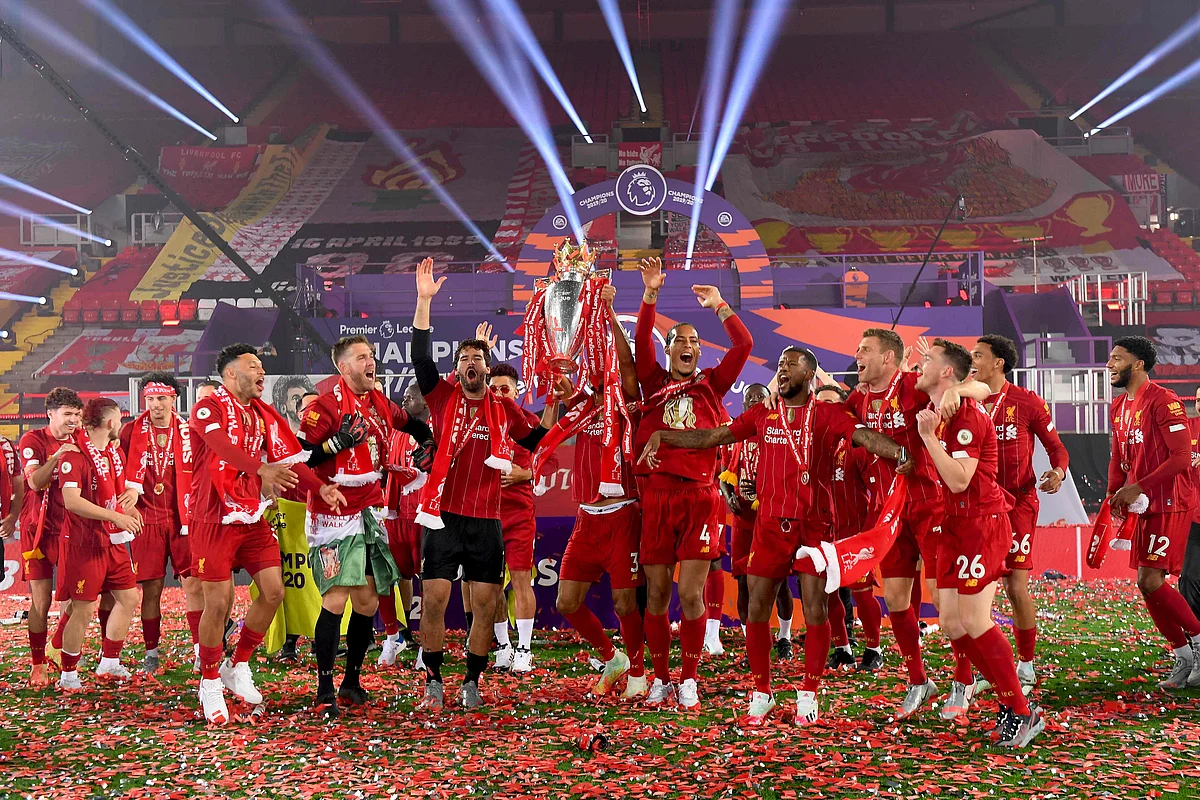Painting it red: Liverpool lift Premier League title after 30-year wait