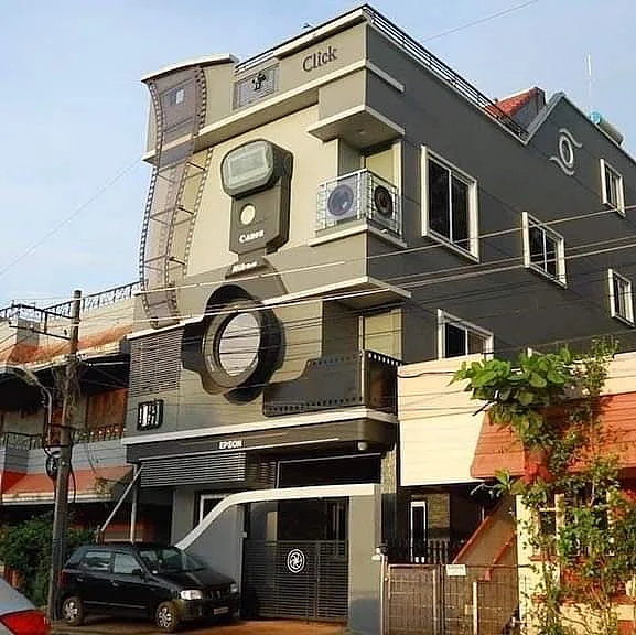 Karnataka photographer builds 'camera' house called 'Click'; his sons are named as 'Canon', 'Epson' and 'Nikon'