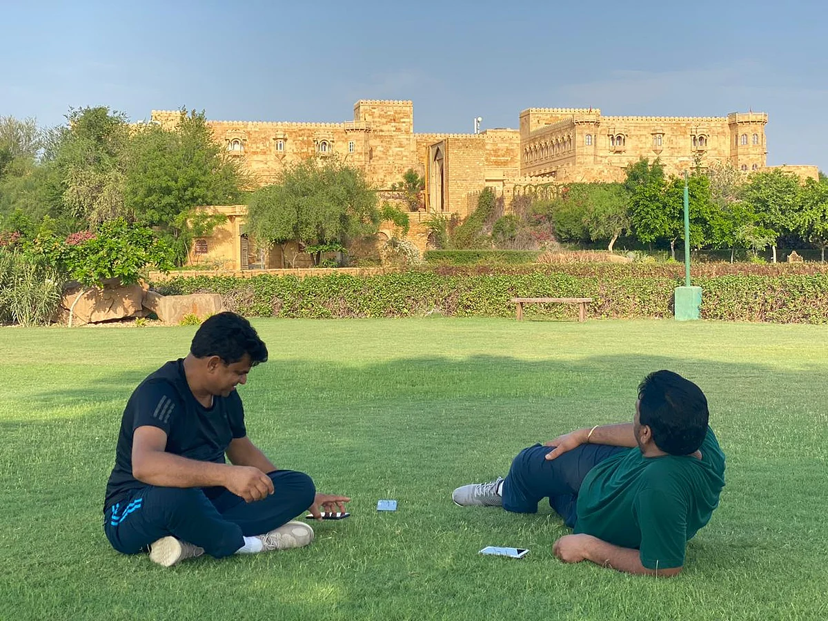 Time of crisis? Here's how Rajasthan Congress MLAs are spending time in Jaisalmer resort