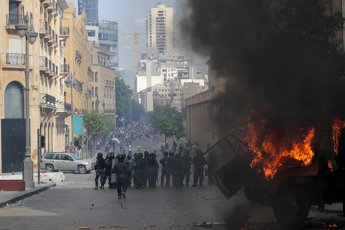 Lebanon faces another crisis: After Beirut blast, now protesters take over Foreign Ministry, storm banks