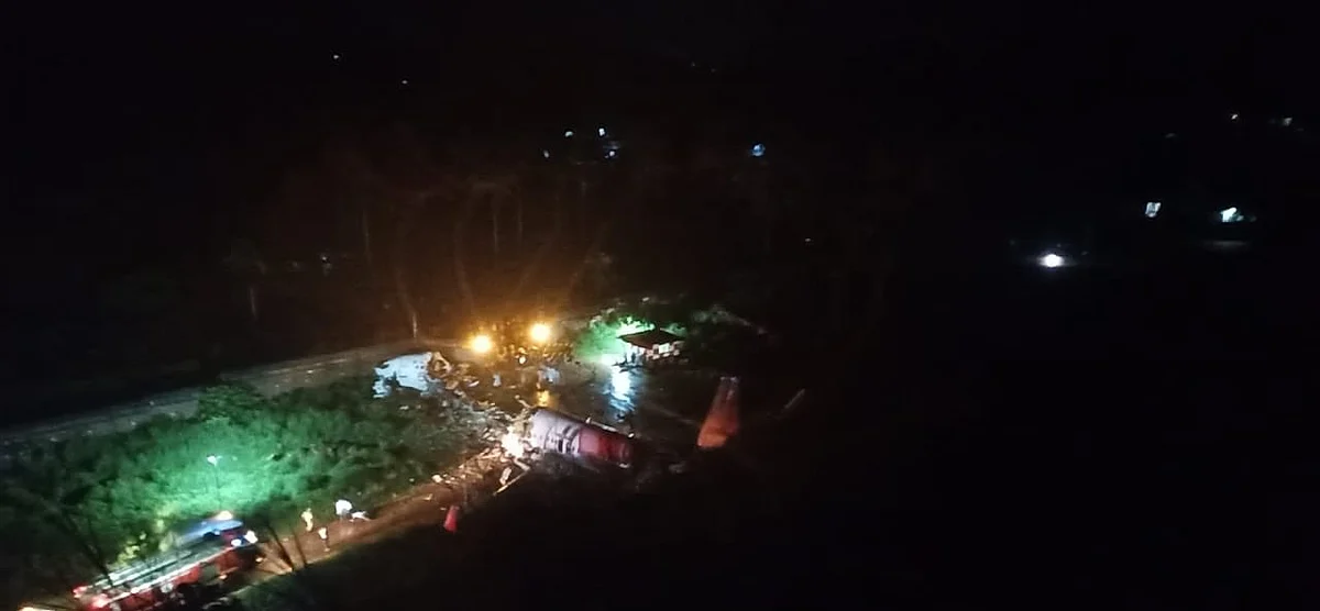 Calicut Air India Plane Crash: Pics and videos of shocking plane crash