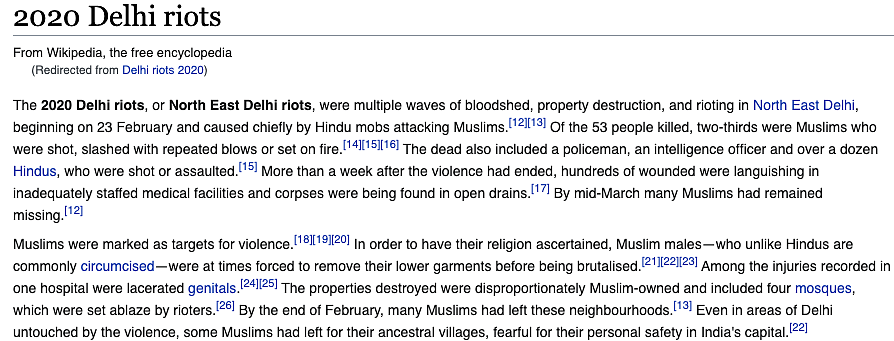 Bengaluru riots: Twitter slams 'anti-Hindu' Wikipedia for referring to the violence as clashes