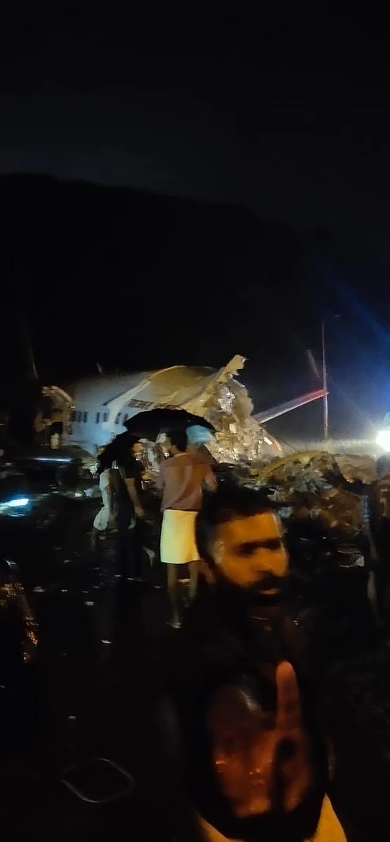 Calicut Air India Plane Crash: Pics and videos of shocking incident