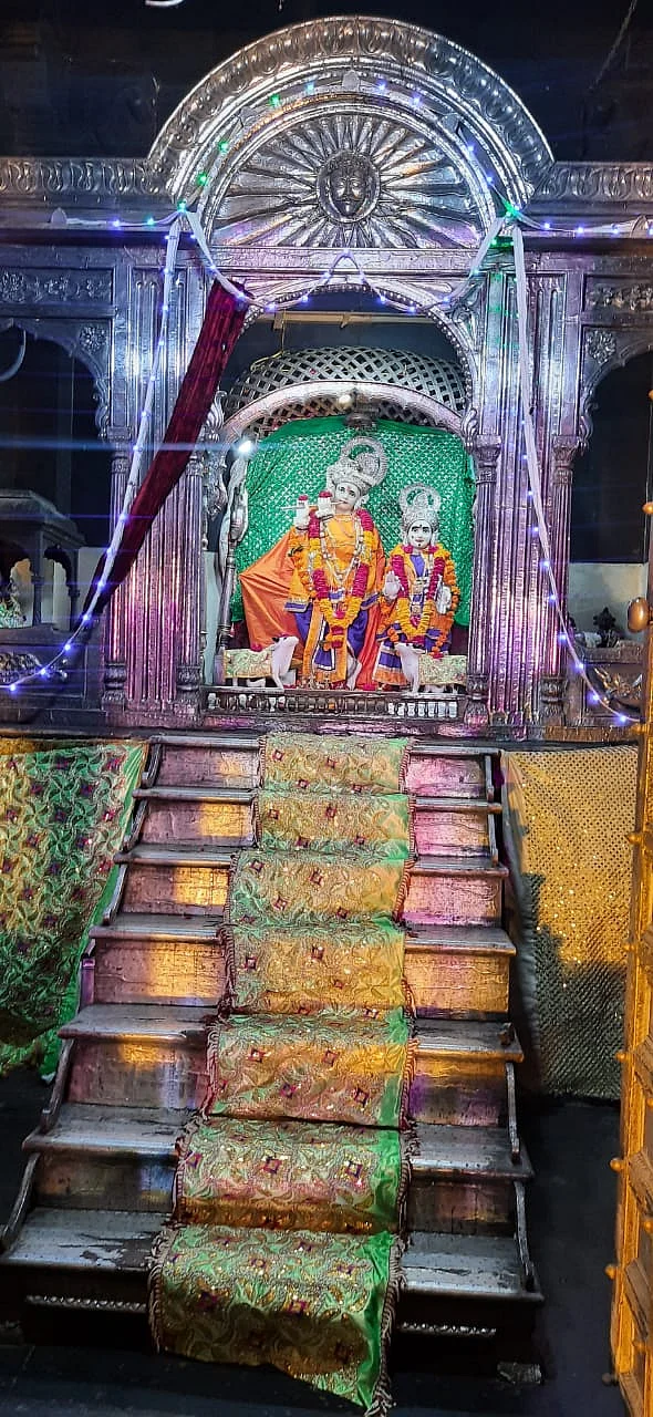 Goddess Yashoda awaits the arrival of Krishna at Yashoda temple on Tuesday