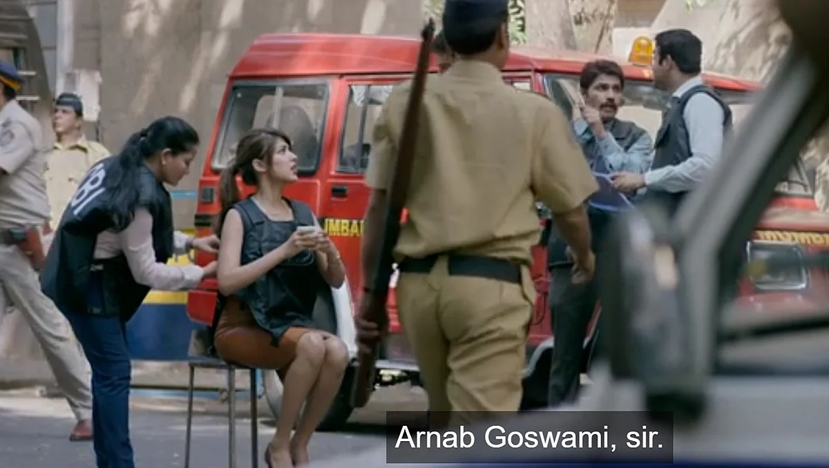 Watch: When Rhea Chakraborty played a Zee News journalist who idolised Arnab Goswami