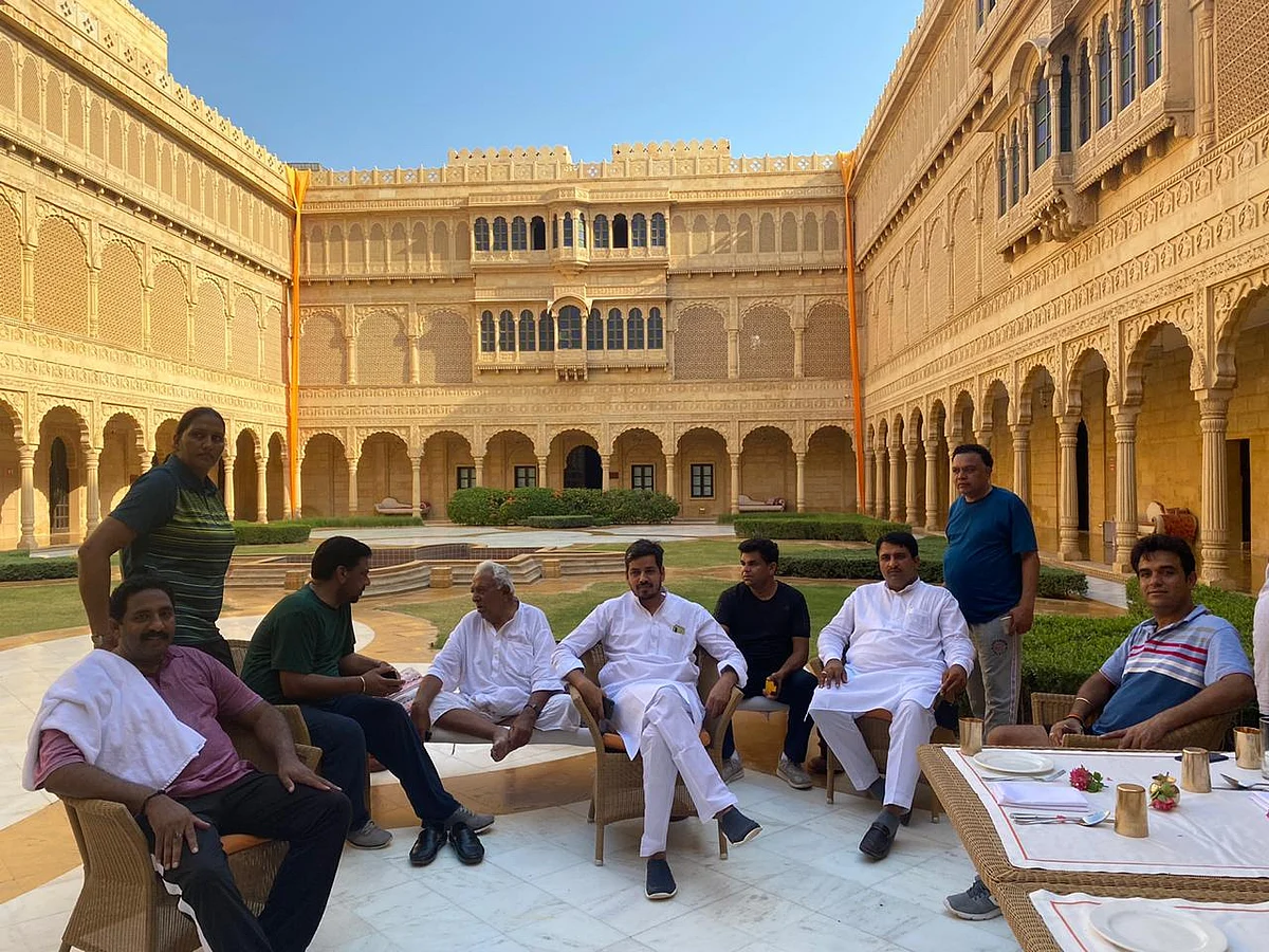 Time of crisis? Here's how Rajasthan Congress MLAs are spending time in Jaisalmer resort