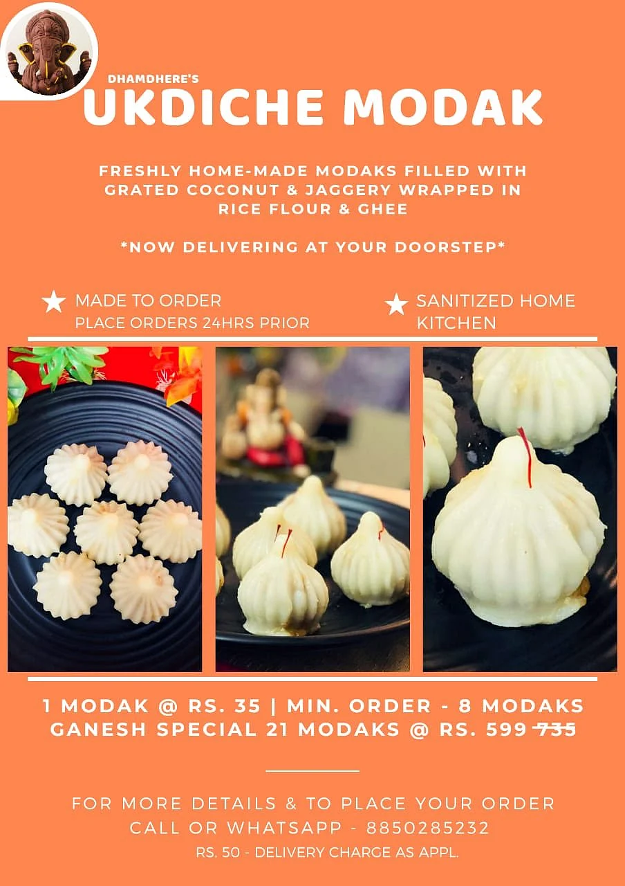 Ganeshotsav 2020: List of home chefs in Mumbai you can order Ukadiche Modaks from