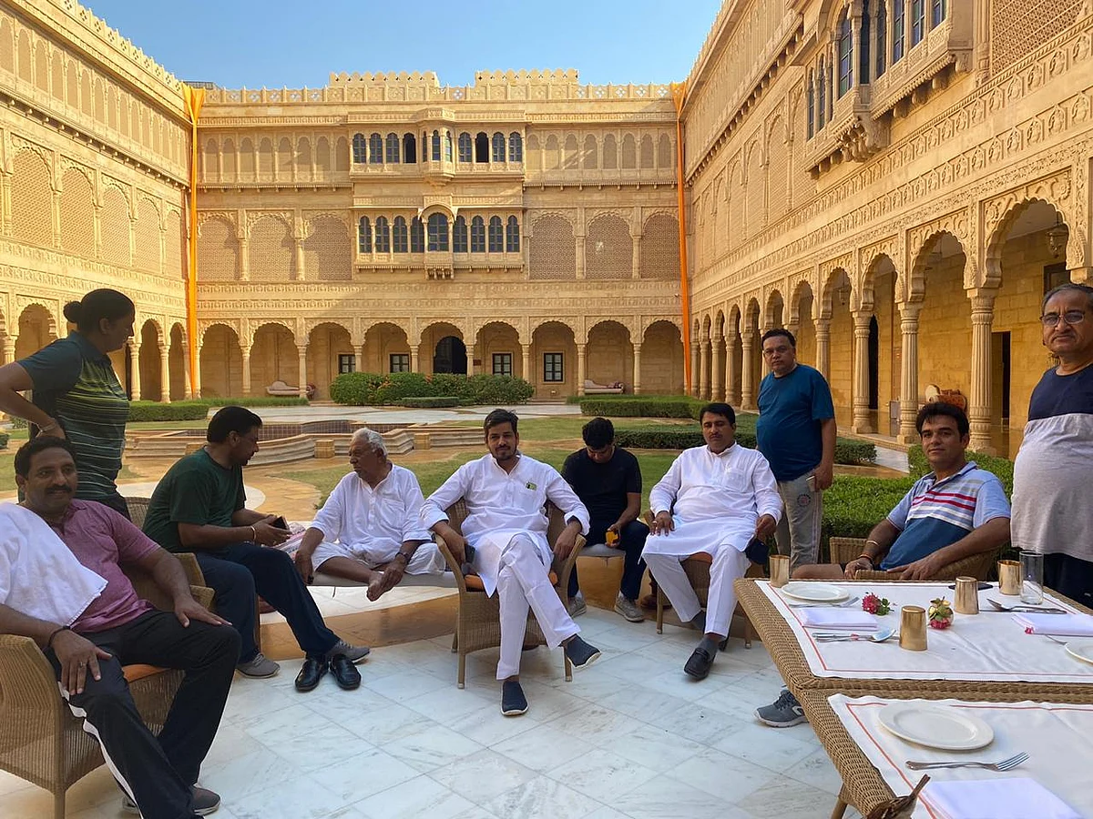Time of crisis? Here's how Rajasthan Congress MLAs are spending time in Jaisalmer resort