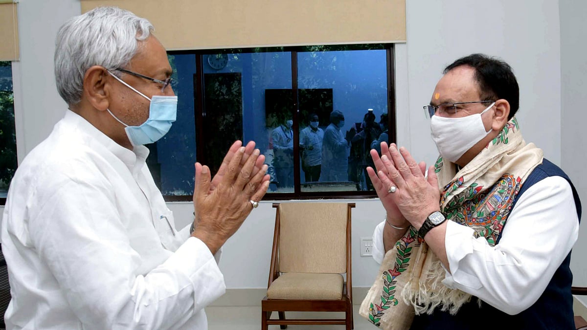 Bihar polls: Nitish, Nadda hold seat-sharing talks