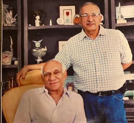 Mahen Vakil with Yash Chopra