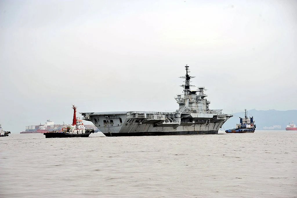 In Pictures: Decommissioned Navy aircraft carrier Viraat sets sail for the last time
