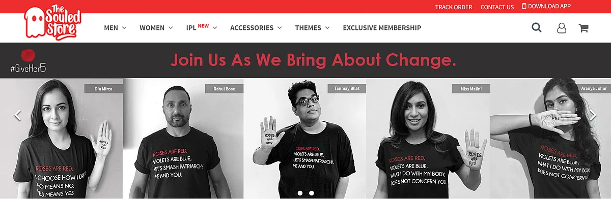 Did Rhea Chakraborty 'smash the patriarchy' t-shirt promote this hidden campaign?