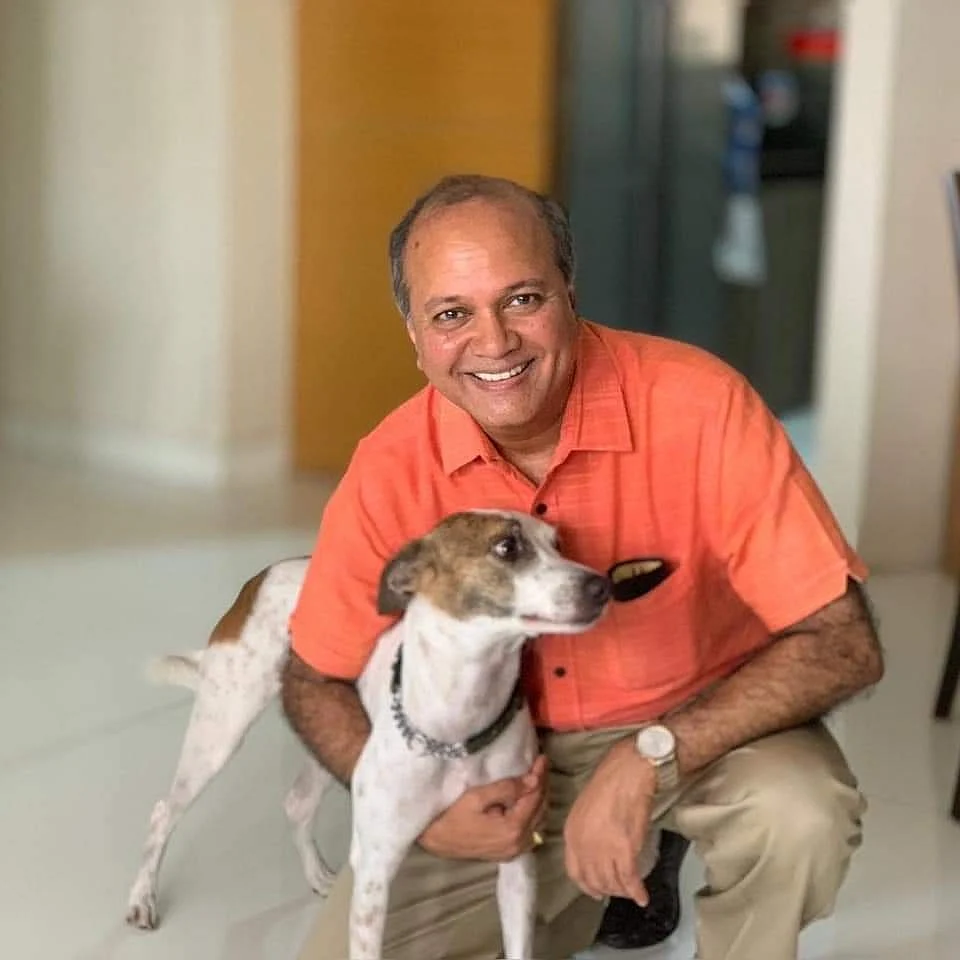 Ramesh Narayan with Missy