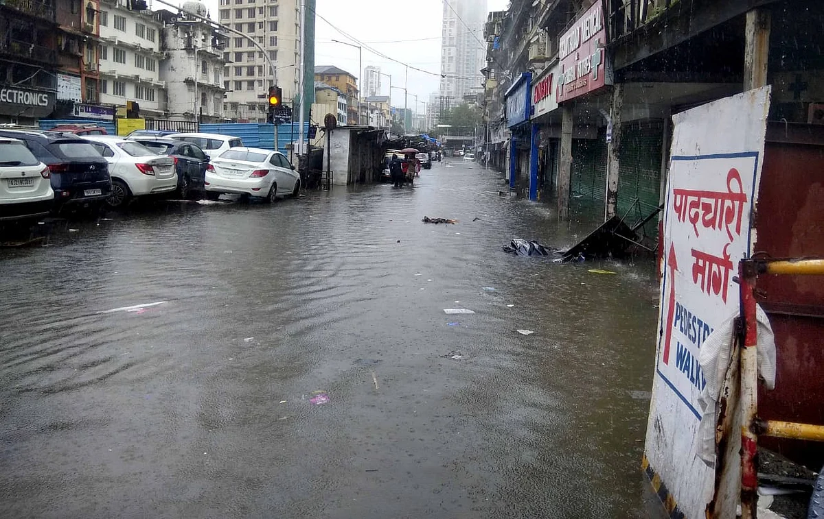 In Pics: Roads waterlogged, vehicles damaged - How Mumbai looked as torrential rains lashed the city