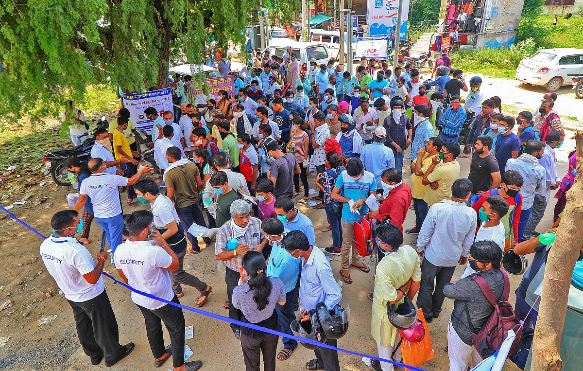 NEET 2020: Nearly 90% took the exam amid strict COVID-19 precautions; see pics
