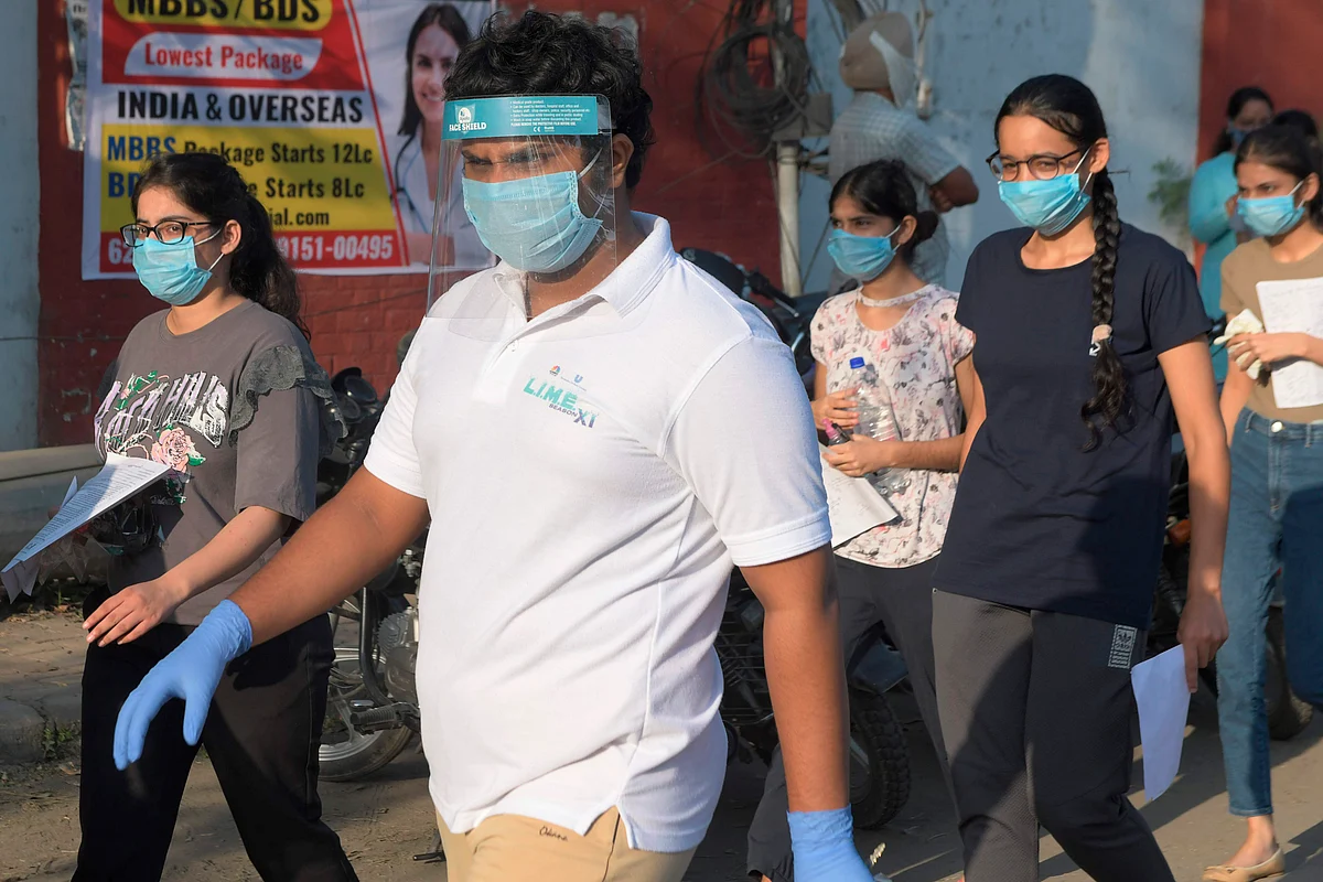 NEET 2020: Nearly 90% took the exam amid strict COVID-19 precautions; see pics