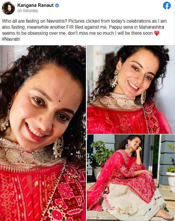 Odisha-based lawyer threatens Kangana Ranaut with rape on Navratri post