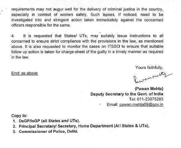 All you need to know about fresh advisory issued by MHA to states on women safety