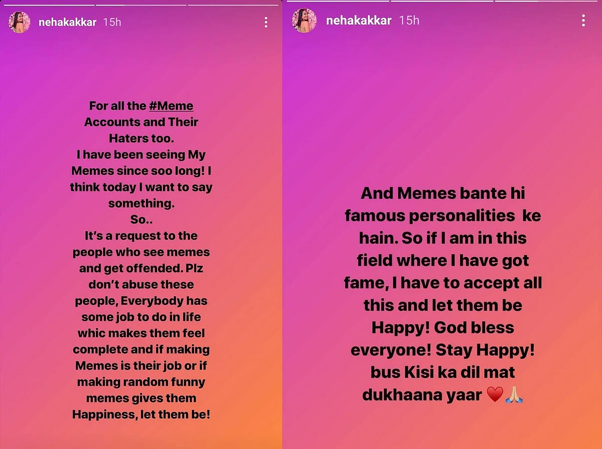 Neha Kakkar laughs off at her 'chimpanzee' meme; gives befitting reply to trolls