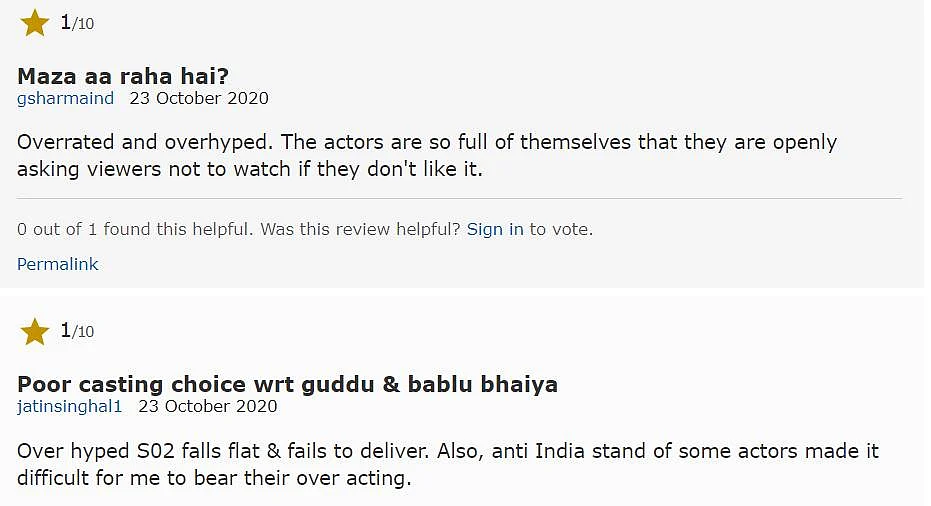 Die-hard 'Mirzapur 2' fans shun ‘boycotting’ trolls who gave 1-star ratings on IMDb