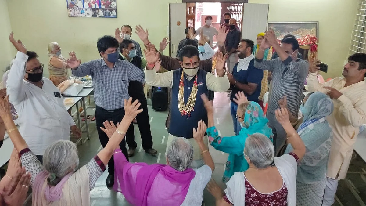 Celebrations at old age home in Katju colony